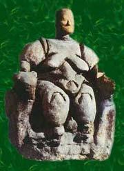 Kvinnofigur från Catal Hüyük